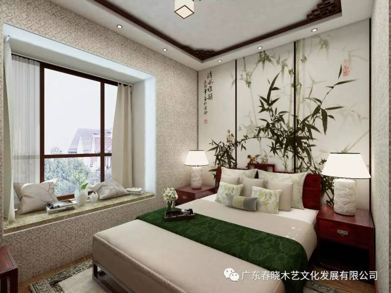 現(xiàn)代居室中的禪風(fēng)意境 ——萬(wàn)科尚城凈面積88m2復(fù)式紅木家具全屋定制案例賞析(圖7)
