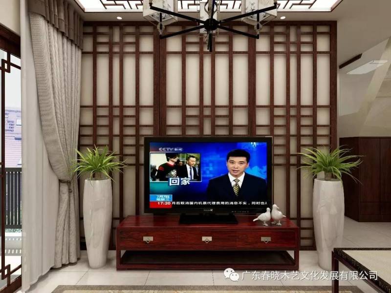 現(xiàn)代居室中的禪風(fēng)意境 ——萬(wàn)科尚城凈面積88m2復(fù)式紅木家具全屋定制案例賞析(圖4)