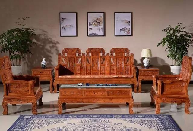 紅木家具市場(chǎng)常見(jiàn)的沙發(fā)款式及特點(diǎn)(圖7)
